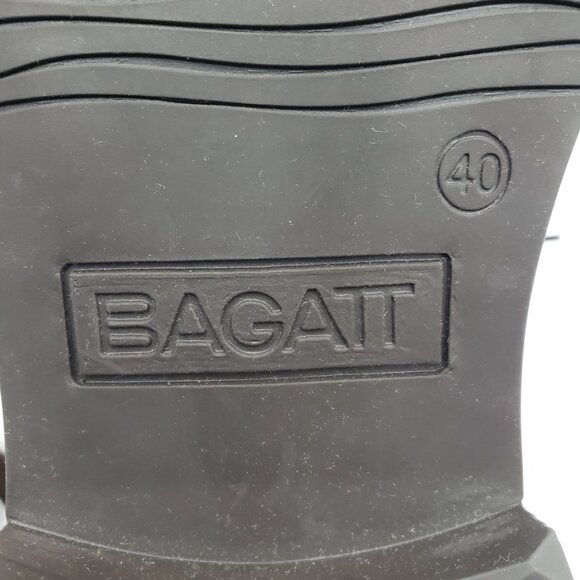 Bagatt Zina Lace Up Quilted Ankle Boots 9 Womens Zipper Leather Cognac Brown - Picture 10 of 10